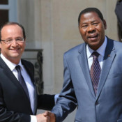 Boni Yayi et François Hollande