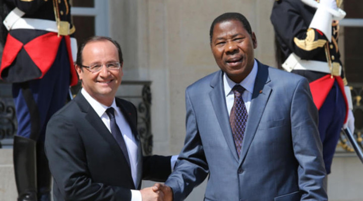 Boni Yayi et François Hollande